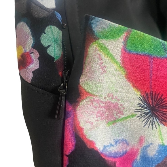 Whimsygoth silk corset floral dress size 6 Karen Mullen - Picture 6 of 8